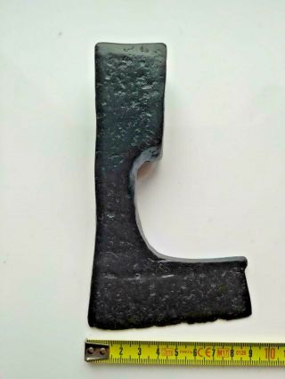 Ancient battle ax iron,  Kievan Rus - Vikings 9 - 12 century AD,  Museum piece 8