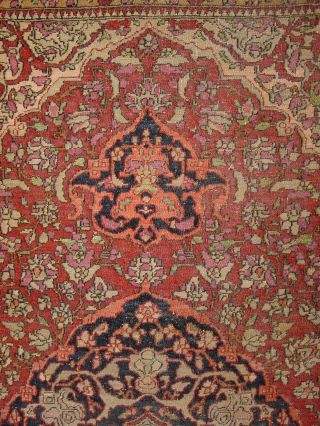 Fine Antique 1890 Is Fa Han Village Rug Hg