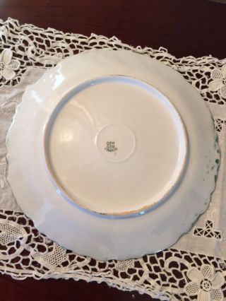 PORTRAIT OF A FRENCH LADY CABINET PLATE,  ANTIQUE FRENCH PORCELAIN 10