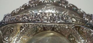 German Frankfurt 925 Sterling Silver Giant Pierced Basket by Lazarus Posen (Rox) 10