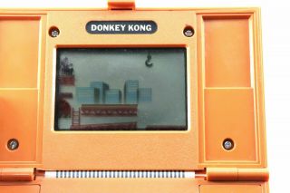 Donkey Kong Game & Watch Video Game console electronic LCD Toy Flip clock 1980s 3