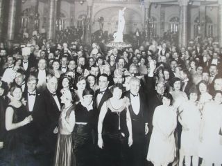 2 1920s Large Shanghai China DOLLAR STEAMSHIP LINE Group Photos Dance Years 7