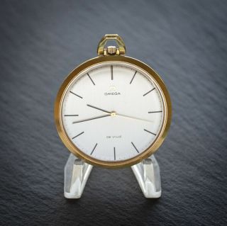 50th Birthday Gift Outstanding 1970 Omega 17 jewel Cal 601 Pocket Watch 3