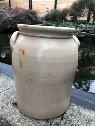 Antique Stoneware 4 Gallon 5