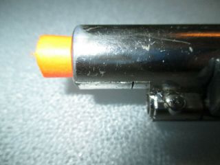 Mattel Large Shootin Shell 45 Cap Gun.  chrome finish Trigger. 2