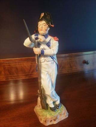 Dresden Napoleonic Soldier Figurine