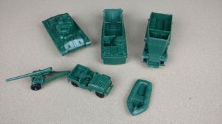 Marx Pacific Battleground Collectors Japanese,  Vehicles,  Flags,  Exploding House 10