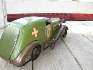 1930 1940 Marx Ambulance Car police patrol fire chief G - man pursuit era 3