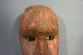 PETITE Vintage AFRICAN DEVIL MASK Old SOLAMPASU Demon WOOD CARVED Tribal STATUE 2