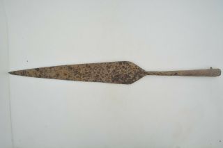 Roman Iron Spear Head 100 - 300 Ad 36,  5cm