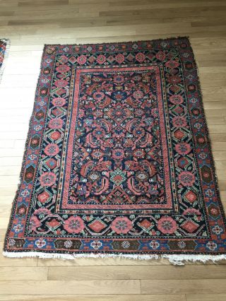 Antique - Semi,  Middle Eastern,  Knotted Wool Rug 3 X 5