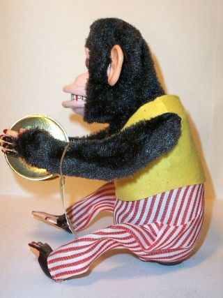 VINTAGE BATTERY OPERATED 1960 ' s MUSICAL JOLLY CHIMP MONKEY w/BOX TOY STORY 3 3