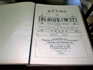 Atlas of Delaware County,  PA,  Volume 1,  1929,  Frank H.  M.  Klinge 3