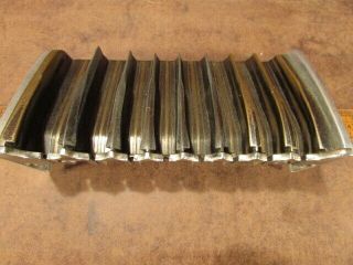 Vintage Cash register coin slots tray HEAVY metal Marked 31 removable 6