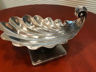 Sanborns Vintage Sterling Silver Large Shell Candy Dish 3