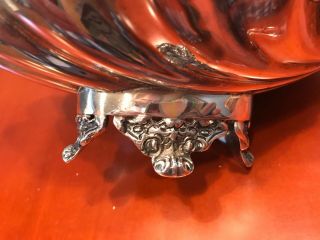 Sanborns Vintage Sterling Silver Large Shell Candy Dish 6