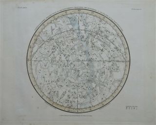 Southern & Northern Celestial Hemisphere’s by Alexander Jamieson c1822 3
