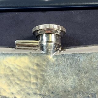Vintage Sterling Silver Flask 10
