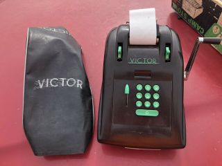 Vintage Victor 10 - Key Adding Machine Bakelite Brown