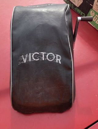 Vintage Victor 10 - key Adding Machine Bakelite Brown 5