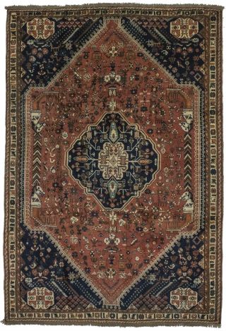 Tribal Vintage Style 7x10 Handmade Persian Wool Rug Oriental Home Décor Carpet