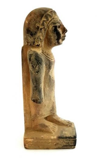 Ushabti Sculpture Unique Figurine Egyptian Antiquity Royal Stone Shabti 5