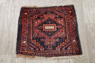Square Persian Area Rug Hand - Knotted Oriental Geometric Vintage Wool 2x2 Carpet 8