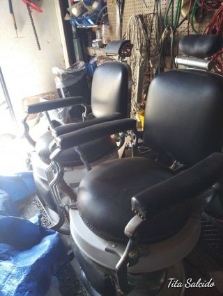 antique barber chairs Koken Pick Up only Los Angeles area.  Each 3