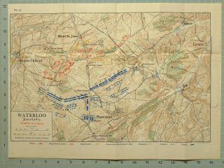 MAP/BATTLE PLAN WATERLOO SITUATION JUNE 18th 1815 11:15am TROOP POSITIONS 3