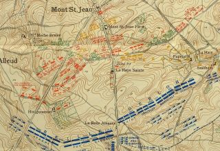 MAP/BATTLE PLAN WATERLOO SITUATION JUNE 18th 1815 11:15am TROOP POSITIONS 4