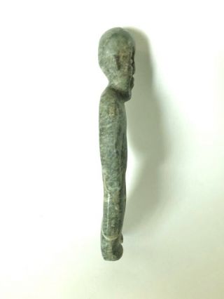Pre - Columbian Olmec Jadeite Standing Figure 3