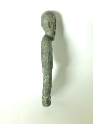 Pre - Columbian Olmec Jadeite Standing Figure 4