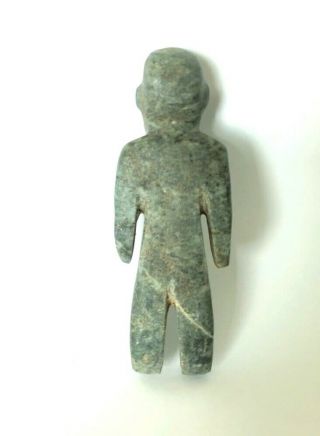 Pre - Columbian Olmec Jadeite Standing Figure 6