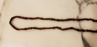 Ancient Mesopotamian Necklace - RED Beads 3 - 5000 years old 32 inches 5