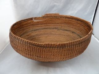 Native American Weave Large Basket.  Design.  Appx 12.  25 " L,  10.  5 " W,  5.  25 " T