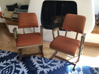 Frank Lloyd Wright Chairs (2) From Kalita Humphreys Theater In Dallas,  1959