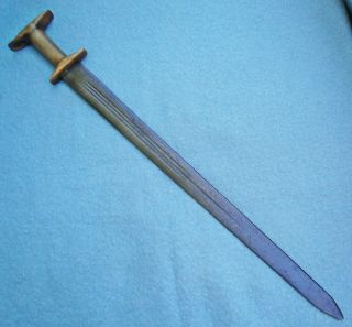 Antique 19thc African Tribal Ethiopian Shotel Sword Gurade Dagger Takouba Knife