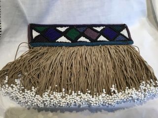 Vintage South African Ndebele Beadwork Apron