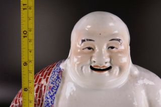 19th/20th Century Republic Chinese Porcelain Famille Rose Laughing Buddha 12