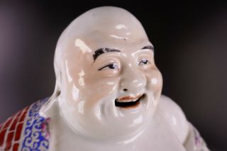19th/20th Century Republic Chinese Porcelain Famille Rose Laughing Buddha 2