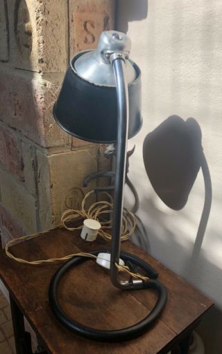 Vintage loft KANDEM industrial table lamp bauhaus Bormann design rare desk lamp 8