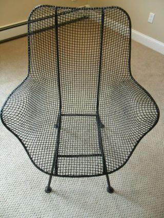 Black Russell Woodard " Sculptura " Chair Mid - Century Modern 1950 