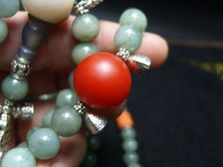 FINELY CARVED Jade Statue//Necklace - See Video n19 11