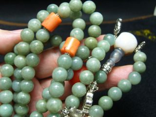 FINELY CARVED Jade Statue//Necklace - See Video n19 9