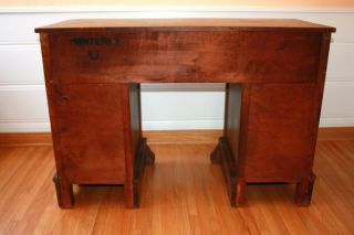 Monterey Furniture,  Vintage Monterey Desk,  Antique Monterey Desk 3