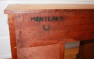 Monterey Furniture,  Vintage Monterey Desk,  Antique Monterey Desk 4
