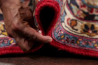 VINTAGE Traditional Floral Signed Kashmar Living Room Rug Oriental Carpet 10x13 12