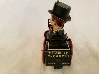 CHARLIE McCARTHY & HIS BENZINE BUGGY BY MARX RARE RED WHEELS 1930s 4