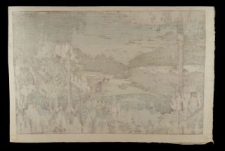 VINTAGE HIROSHI YOSHIDA JAPANESE WOODBLOCK PRINT ART WISTERIA FLOWERS 8