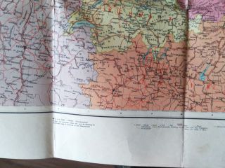 XXXL 1940 ' s Map of The Europe Das neue Politische Gesicht Mitteleuropas 6